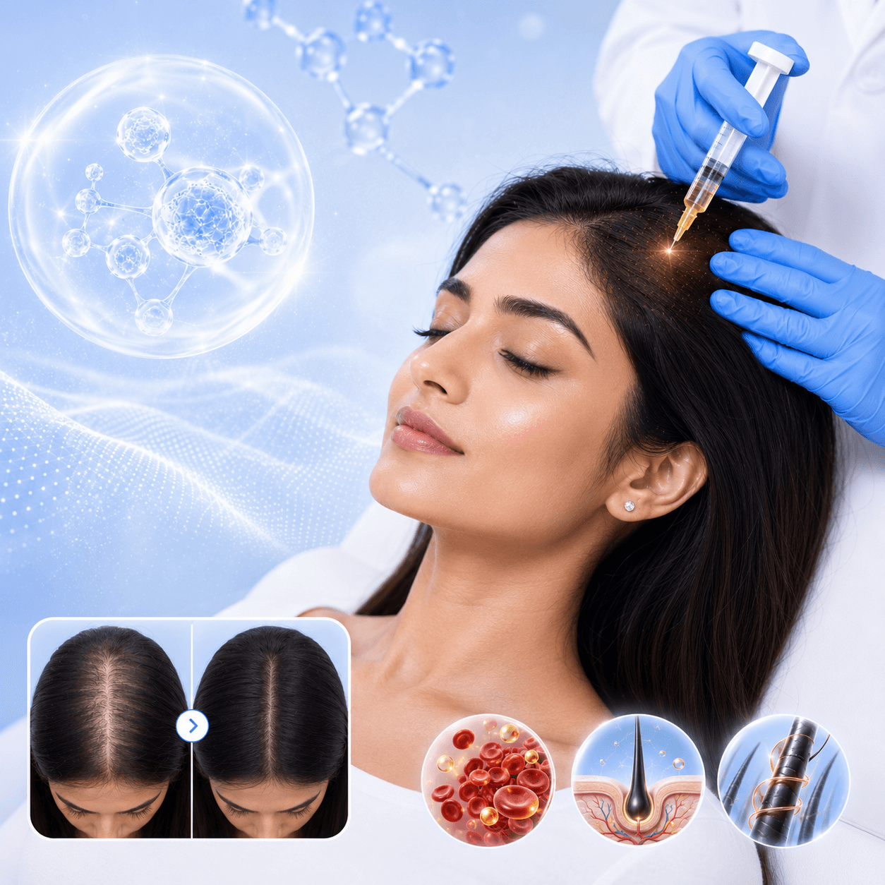 PRP hair treatment aftercare