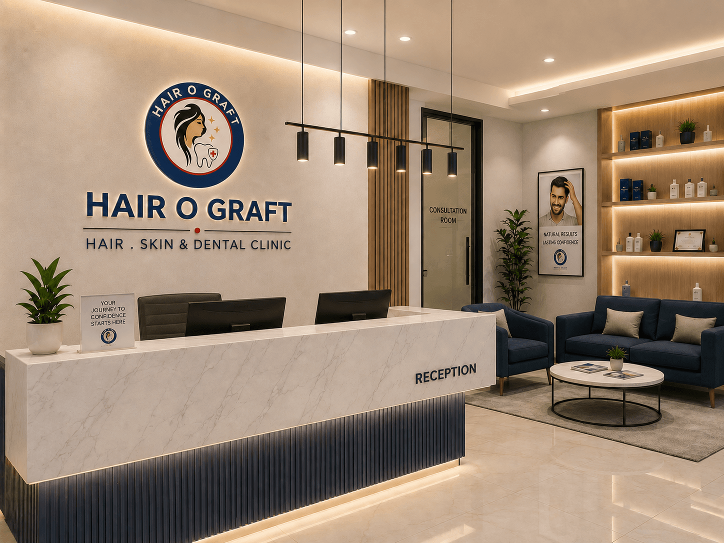 Hair O Graft clinic reception