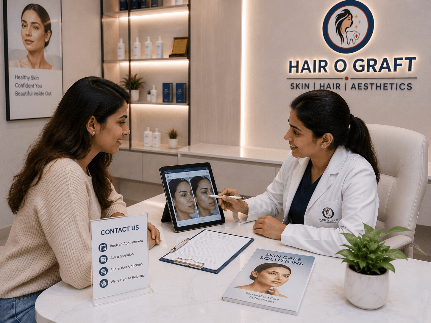Hair O Graft clinic reception