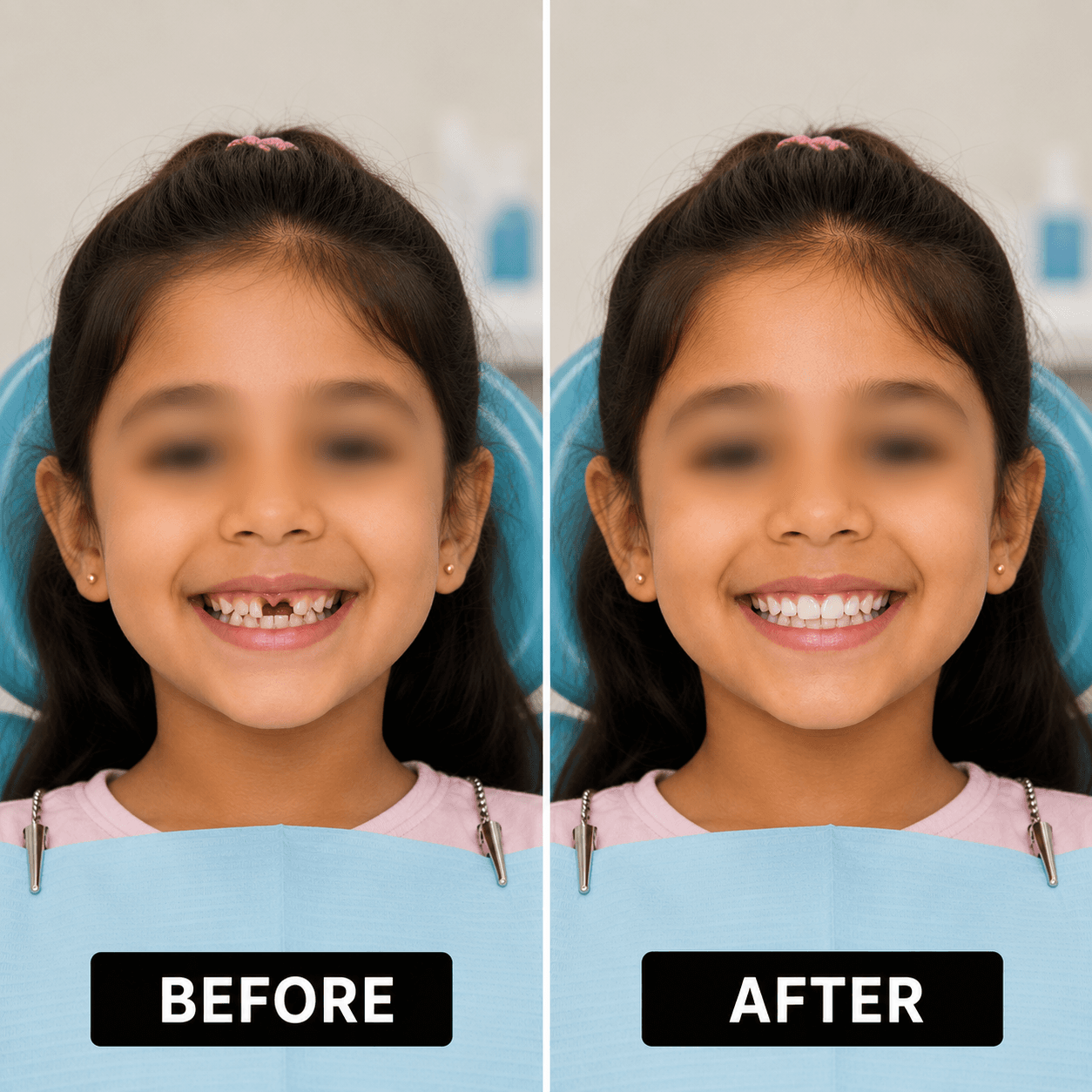 Paediatric dental care result
