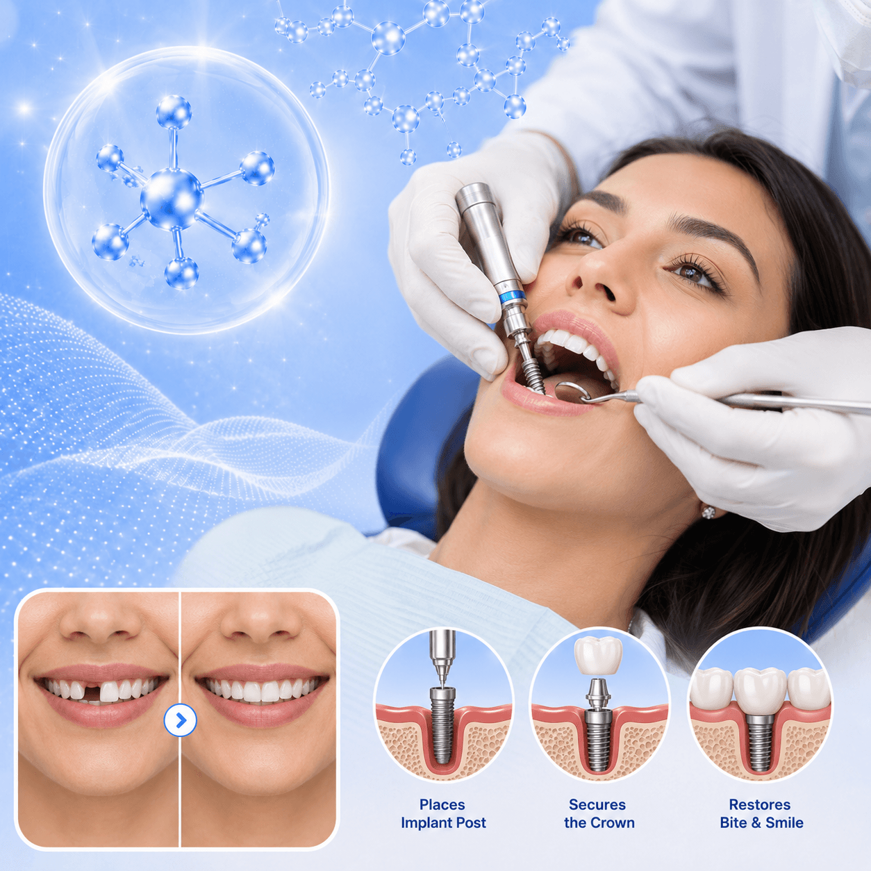 Dental implant aftercare