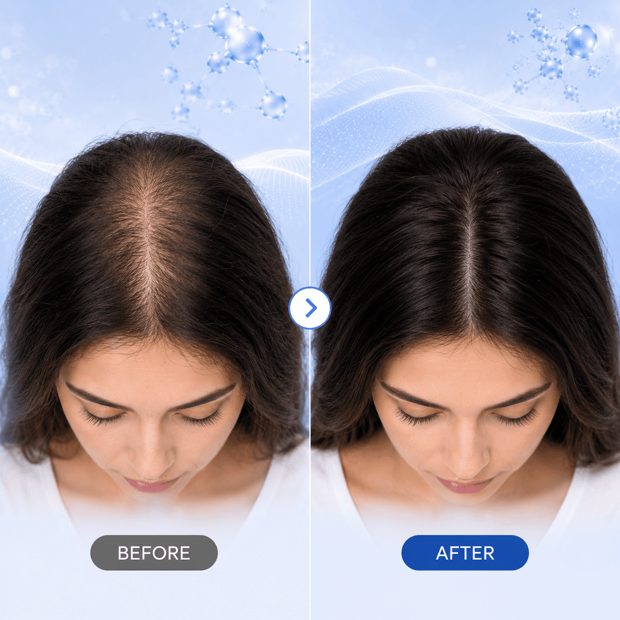 GFC hair treatment result showcase