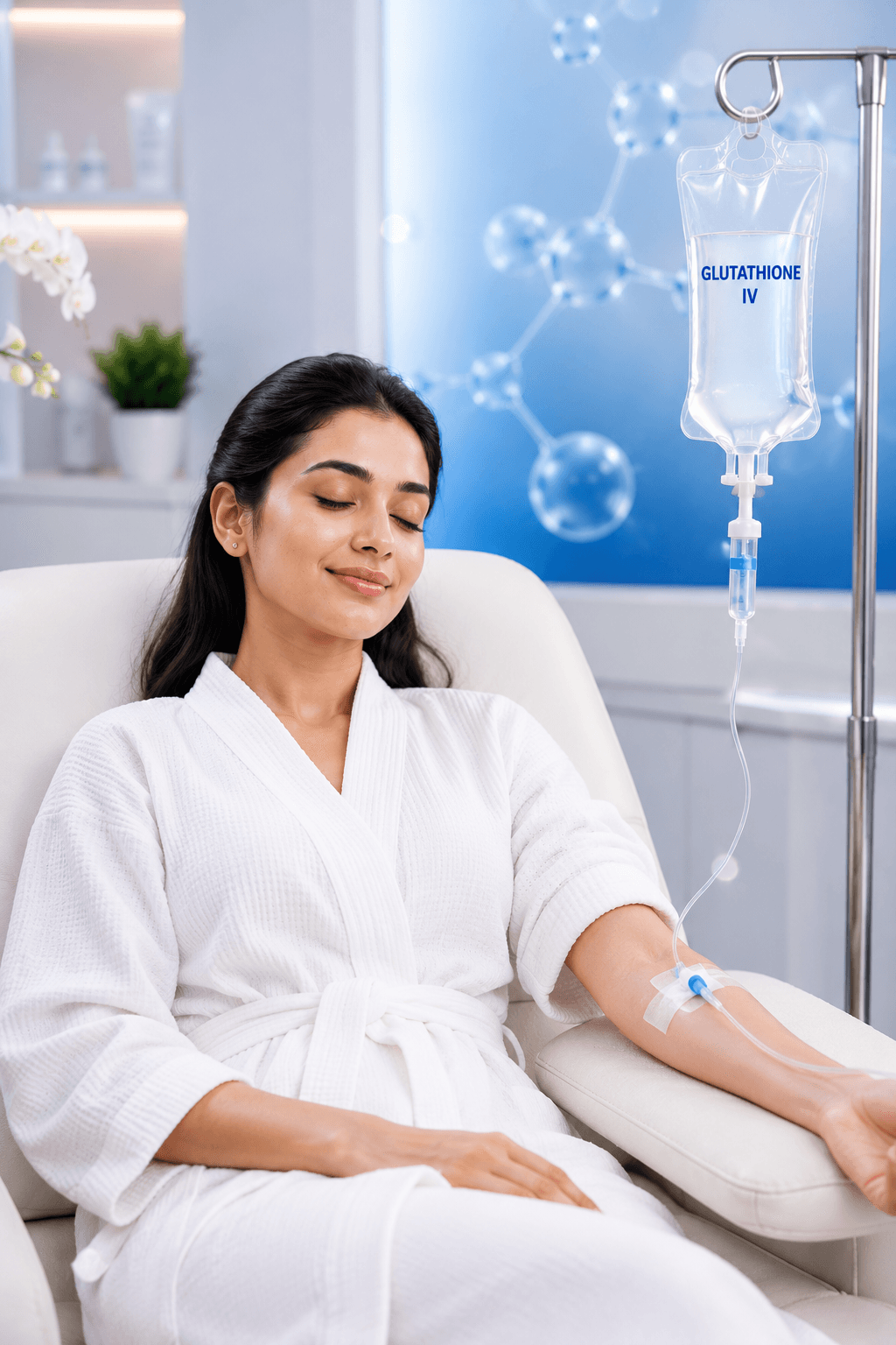 Glutathione IV aftercare consultation